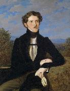 Ferdinand Georg Waldmuller Portrait of Edward Silberstein Spain oil painting artist
